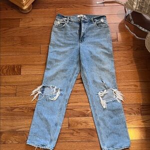 Abercrombie and fitch 90s straight ultra high rise Jeans size 29